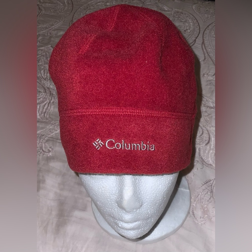 Columbia Fast Trek Fleece Beanie Hat Red S/M Unisex
